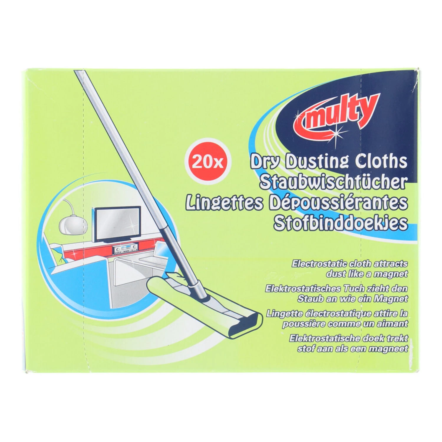 Multy Vloerdoekjes Droog 20 Stuks