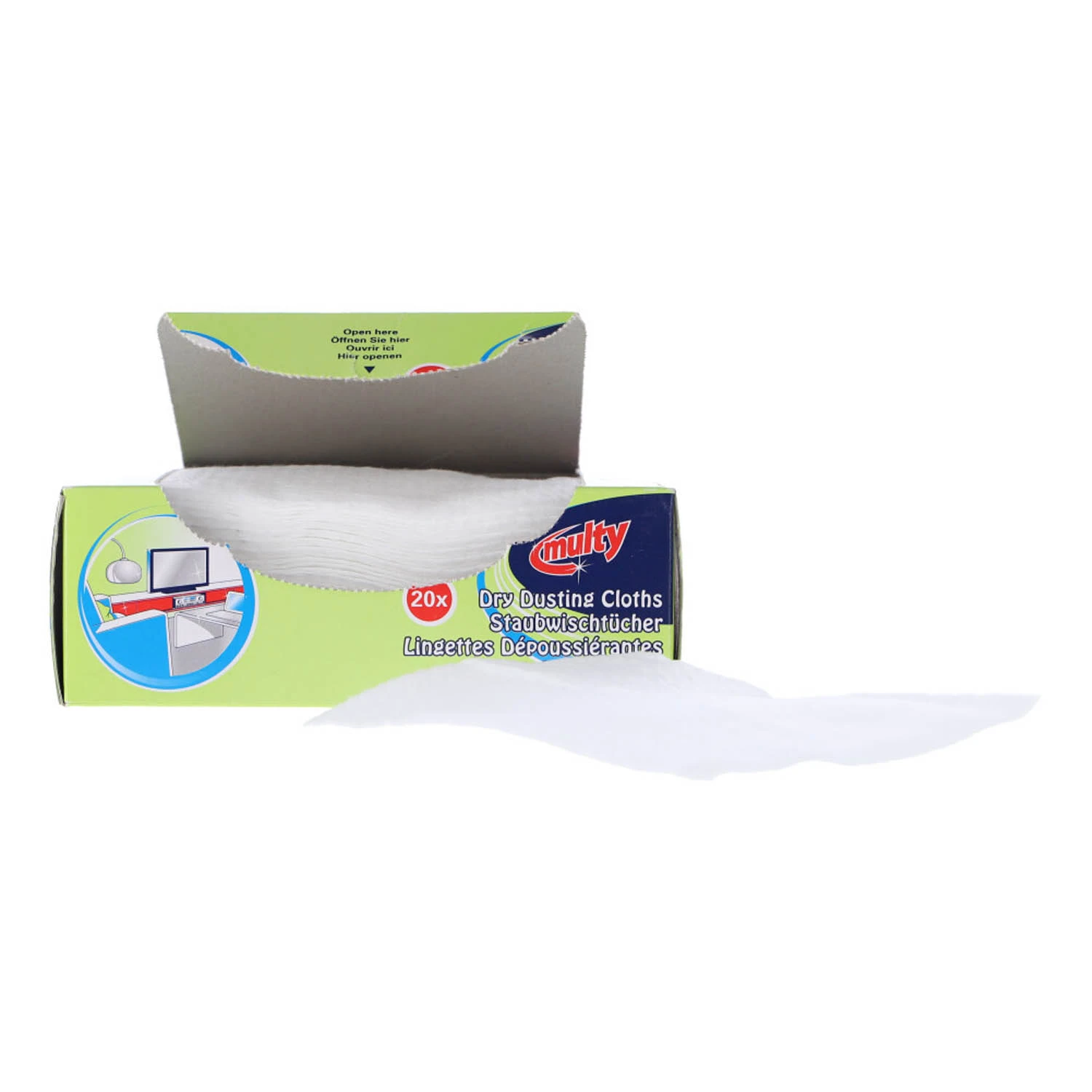 Multy Vloerdoekjes Droog 20 Stuks - Afbeelding 5