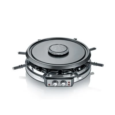 Severin Raclette Fondue & Gourmet Combinatie 8-persoons RG 2348 4 Severin Raclette Fondue & Gourmet Combinatie 8-persoons RG 2348 - Afbeelding 2