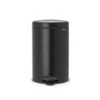 Brabantia Newicon Pedaalemmer 12 L Mat Zwart 2 Brabantia Newicon Pedaalemmer 12 L Mat Zwart -Royal Boch Winkel 101 3741 1 3
