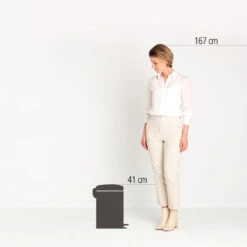 Brabantia Newicon Pedaalemmer 12 L Mat Zwart -Royal Boch Winkel 101 3741 3 1