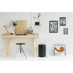 Brabantia Newicon Pedaalemmer 12 L Mat Zwart -Royal Boch Winkel 101 3741 4 1