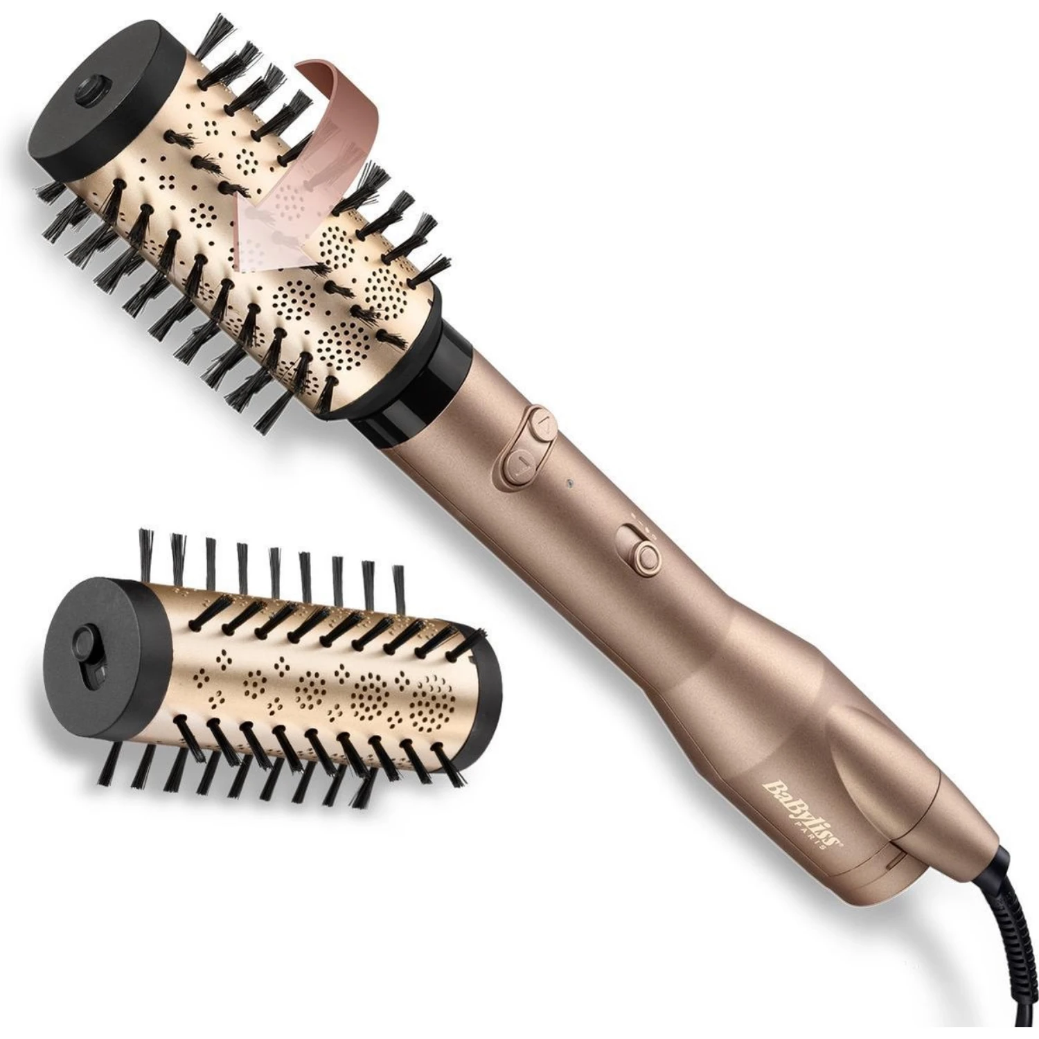 Babyliss AS952E Big Hair Dual Föhnborstel Incl. 2 Opzetborstels - Afbeelding 2