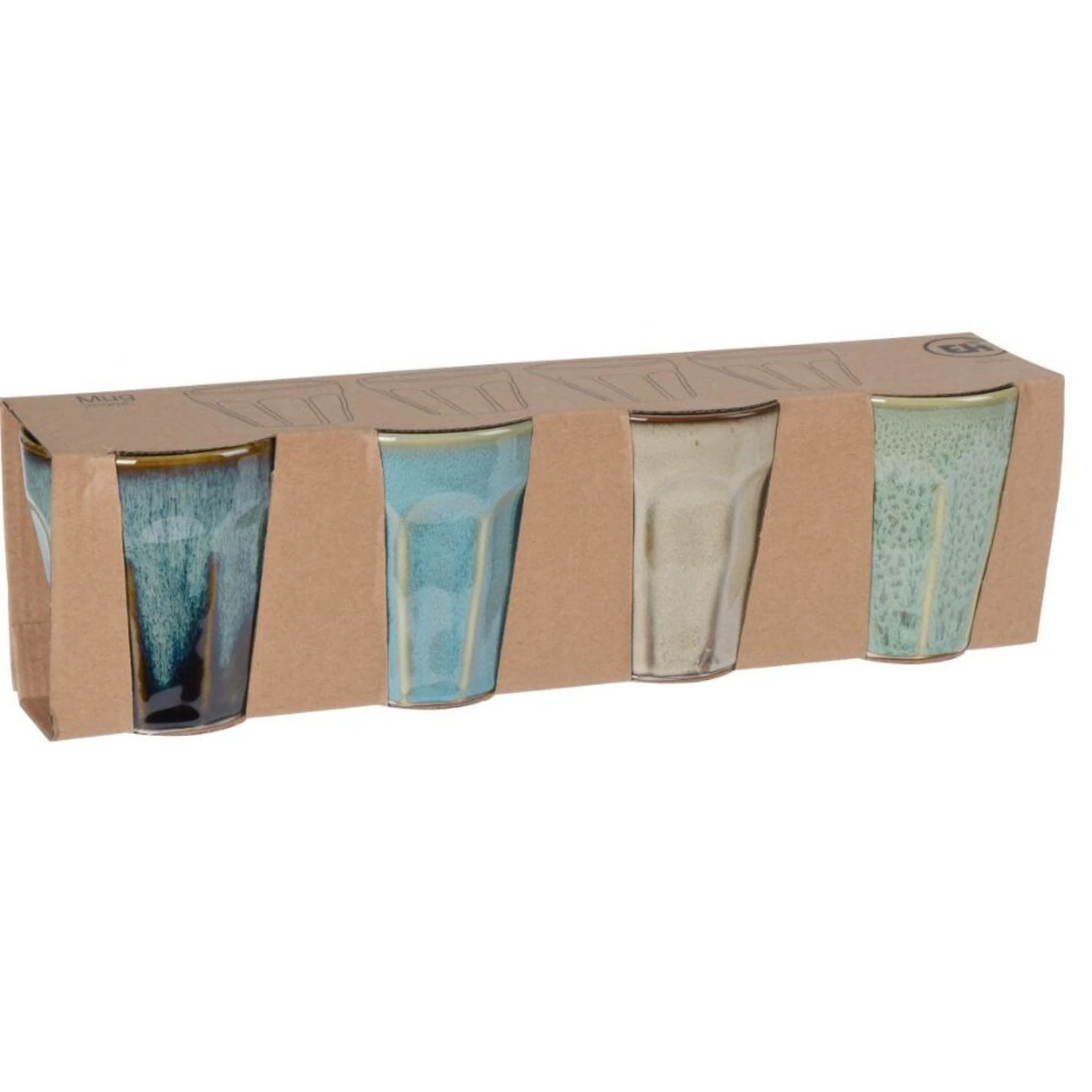 Excellent Houseware Mokken Zonder Oor 4 Stuks 5 Excellent Houseware Mokken Zonder Oor 4 Stuks - Afbeelding 3
