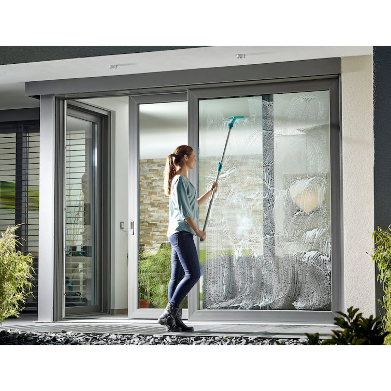 Leifheit Raamwisser Window Slider XL 40 Cm Met Click Systeem 8 Leifheit Raamwisser Window Slider XL 40 Cm Met Click Systeem - Afbeelding 6