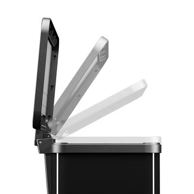 Hailo Öko Duo Plus Pedaalemmer 17X9L Zwart - Afbeelding 3