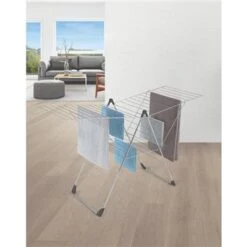 Alternative view of Tomado-Metaltex Vento Droogrek Zilver 110 X 177 X 66 Cm