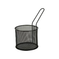 Gusta Frietmandje 9,3 X 8 Cm Mat Zwart