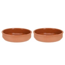 Excellent Houseware Tapasschalen Terracotta 2 Stuks