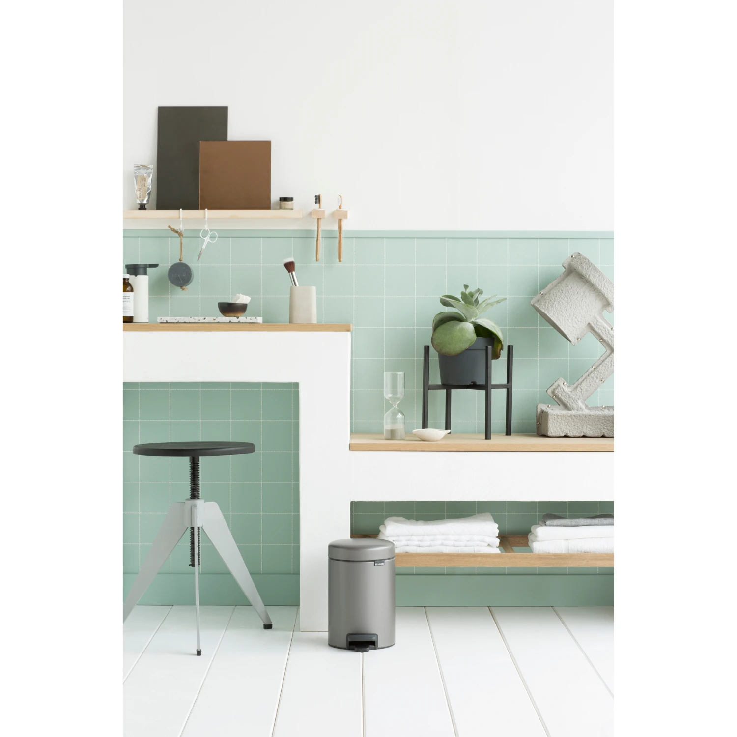 Brabantia Newicon Pedaalemmer 3 L Platinum 7 Brabantia Newicon Pedaalemmer 3 L Platinum - Afbeelding 5