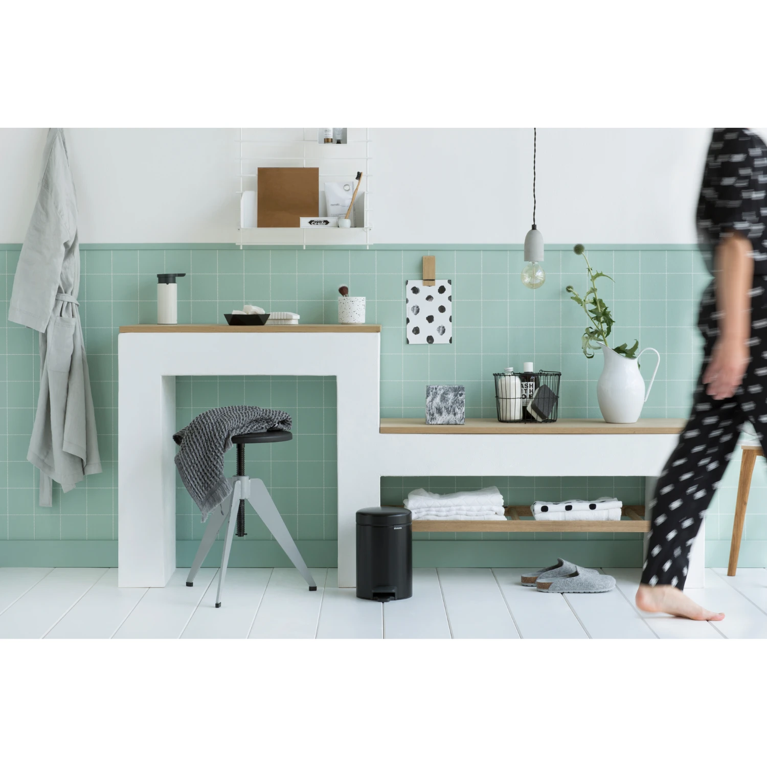 Brabantia Newicon Pedaalemmer 3 L Mat Zwart 7 Brabantia Newicon Pedaalemmer 3 L Mat Zwart - Afbeelding 5
