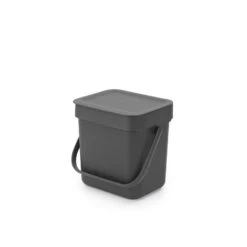 Alternative view of Brabantia Sort & Go Afvalbakje 3 L Grijs