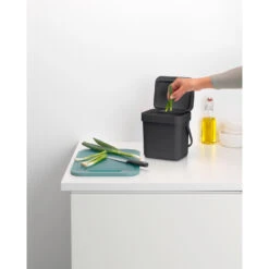 Brabantia Sort & Go Afvalbakje 3 L Grijs -Royal Boch Winkel 102 9888 4 1