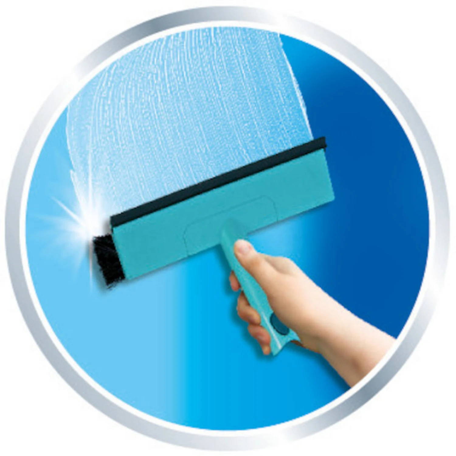 Leifheit Raamwisser Met Borstel Met Telescoop Steel (110-190 Cm) Click System 5 Leifheit Raamwisser Met Borstel Met Telescoop Steel (110-190 Cm) Click System - Afbeelding 3