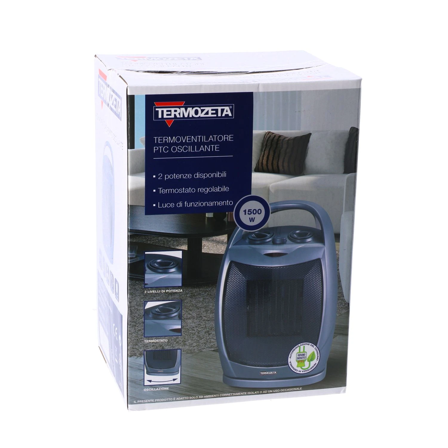 Oscillerende Keramische Ventilatorverwarming Methandgreep 4 Oscillerende Keramische Ventilatorverwarming Methandgreep - Afbeelding 2