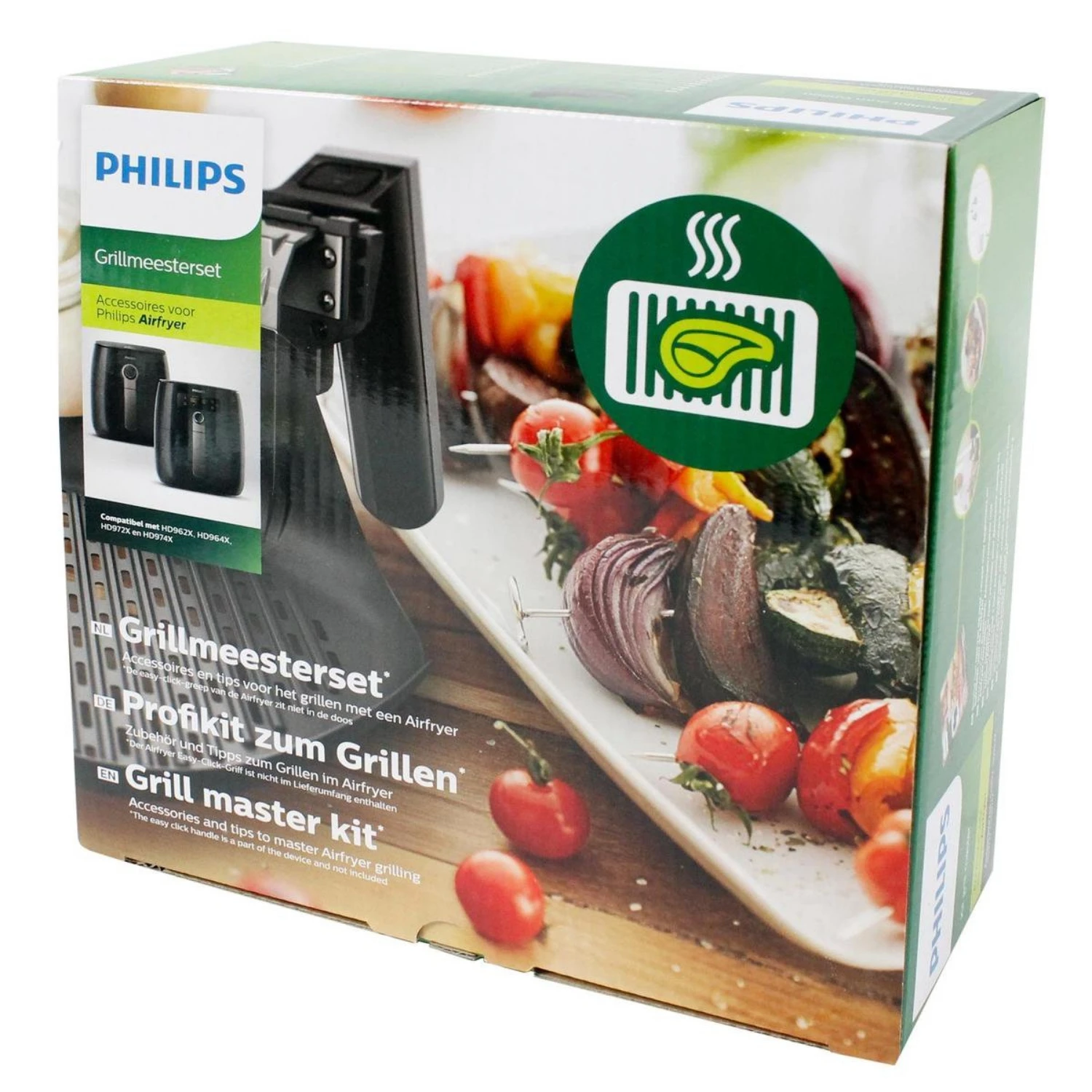 Philips Airfryer Accessoire HD9941/00Grillmeesterset Voor Airfryer Compact 4 Philips Airfryer Accessoire HD9941/00Grillmeesterset Voor Airfryer Compact - Afbeelding 2