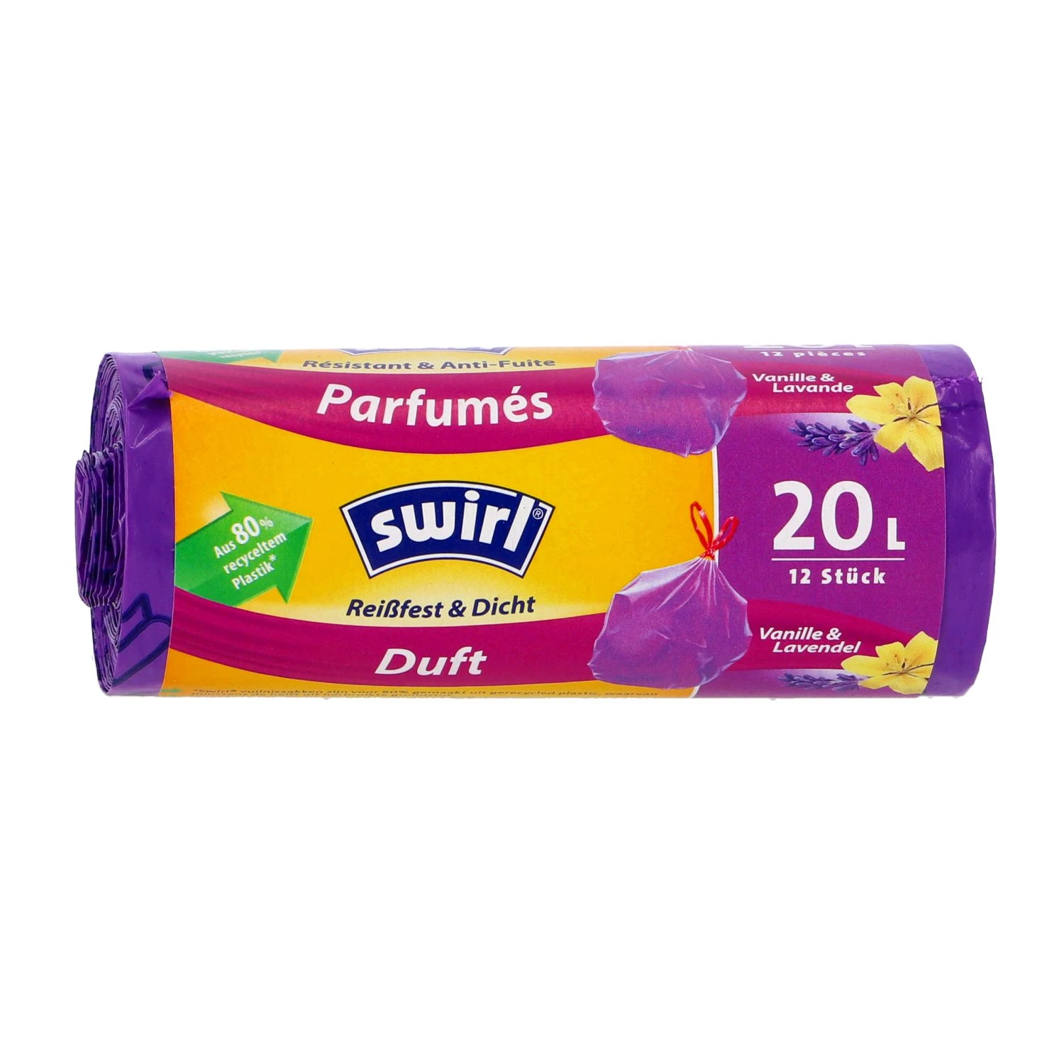Swirl Pedaalemmerzak Trekband Geparfumeerd 20L12 Stuks 4 Swirl Pedaalemmerzak Trekband Geparfumeerd 20L12 Stuks - Afbeelding 2
